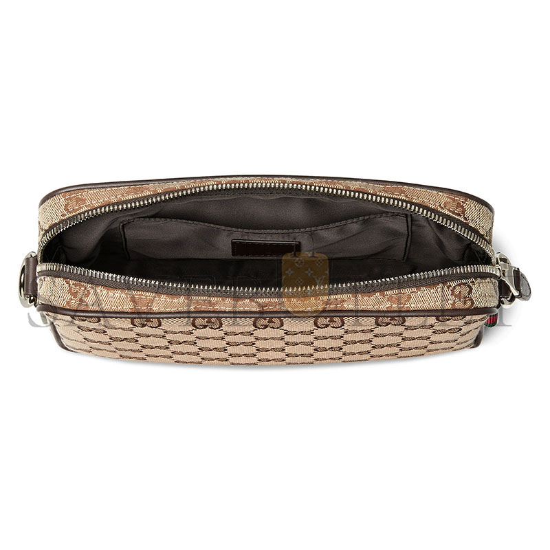 GUCCI GG CANVAS SMALL CROSSBODY BAG 834802 (23*15*5cm)